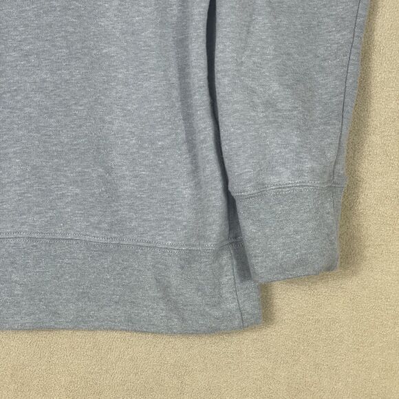 Under Armour Womens L Sweatshirt Pullover Heatgear Long Sleeve Gray 1/4 Zip - Picture 3 of 11